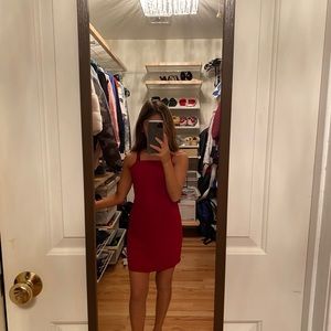 Red dress